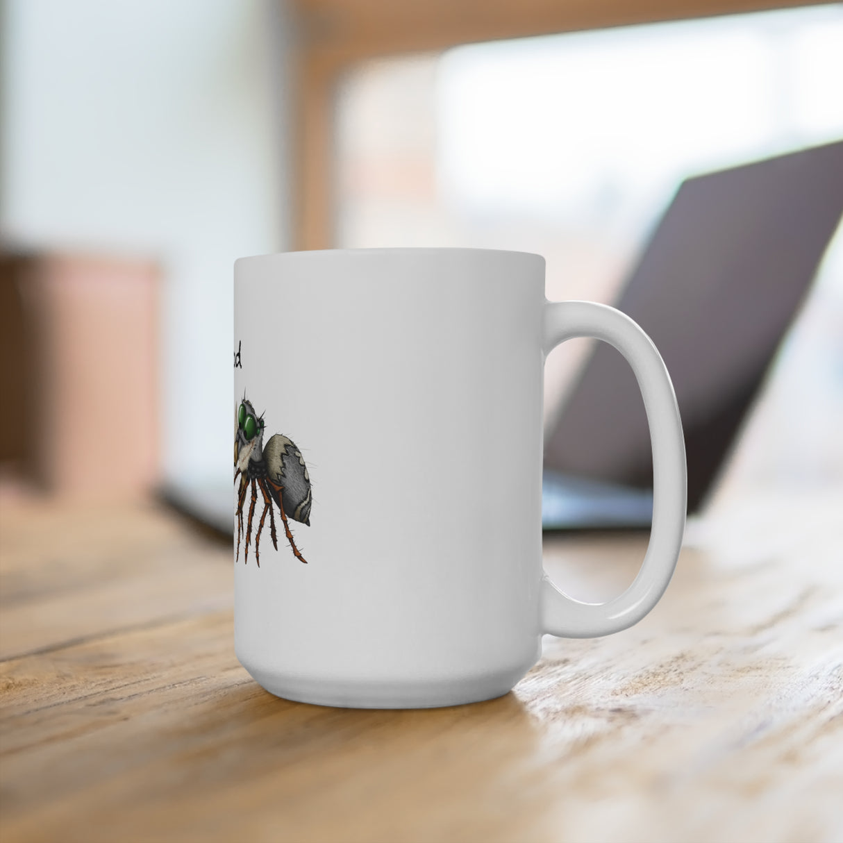 Jumping Spider Mug 15oz Featuring Sully