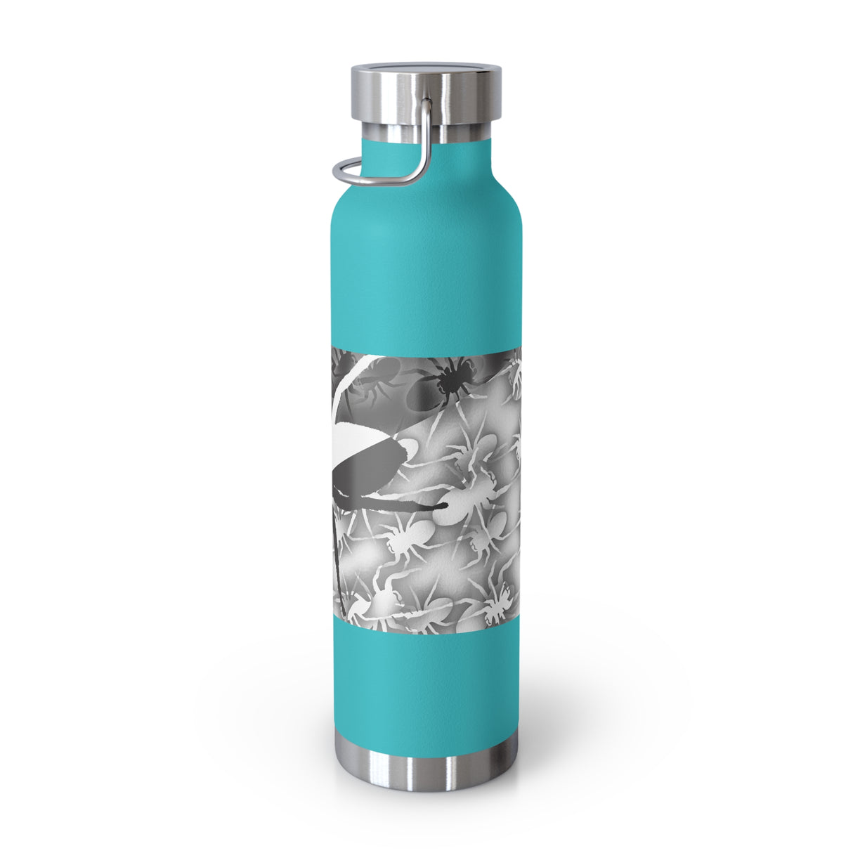 22oz Vacuum Insulated Bottle with BFP "JumpingSpider" cover art