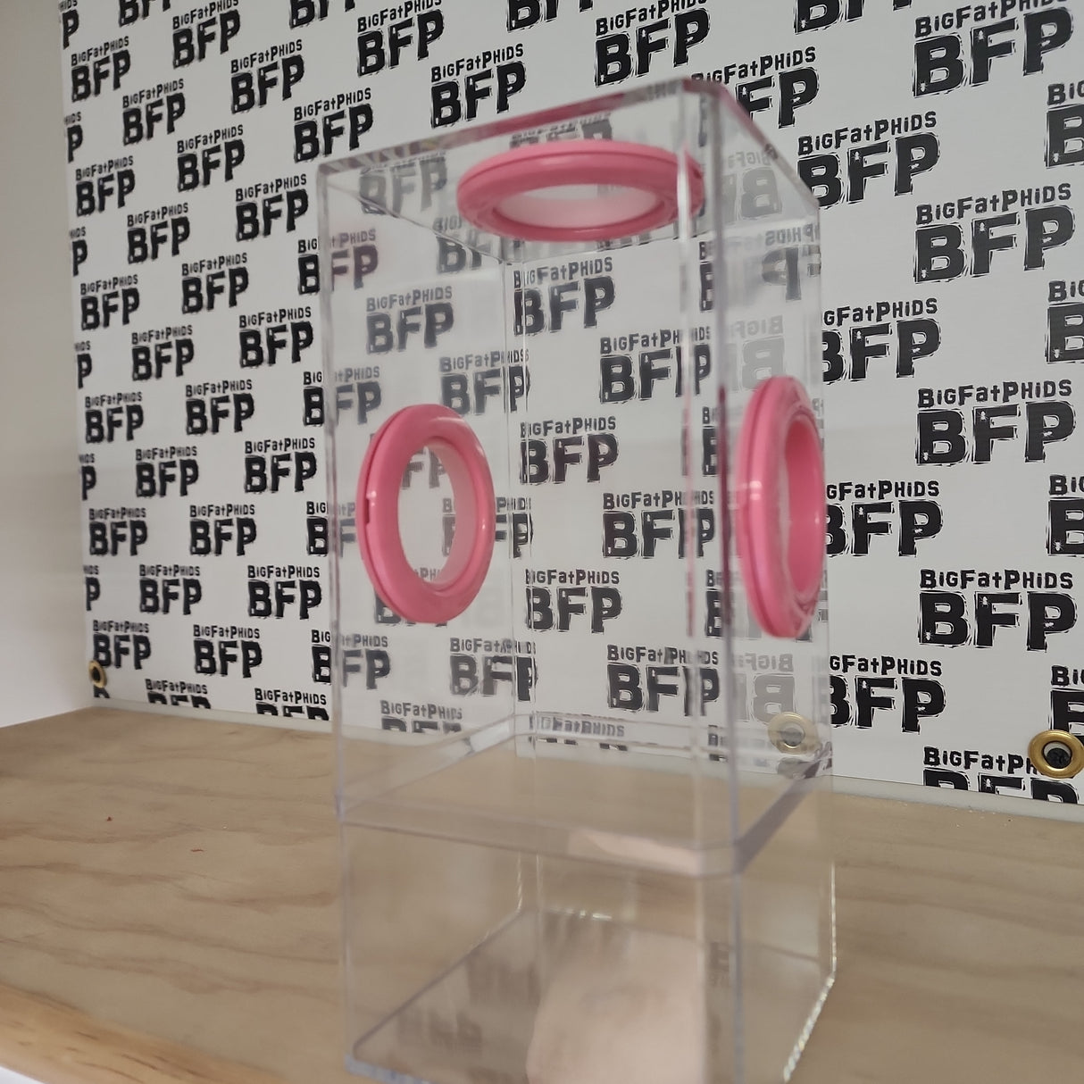 B-STOCK Flip Top Tri-Vent Spider Condo Jumping Spider Enclosure (holds Fruitflies)