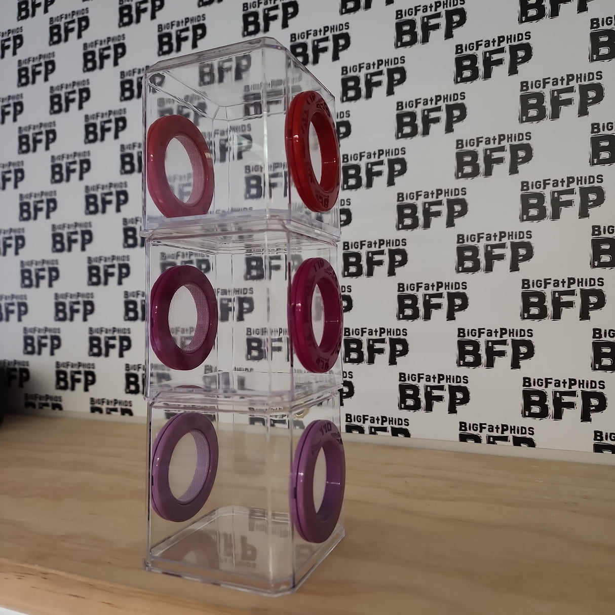 Mini Den Flat Top 3x3x3 Jumping Spider Enclosure (holds fruit flies)