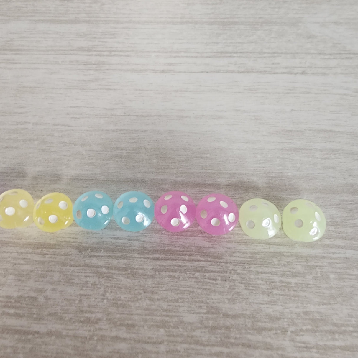 Polkadot Glow Mushroom Decor 12 pack