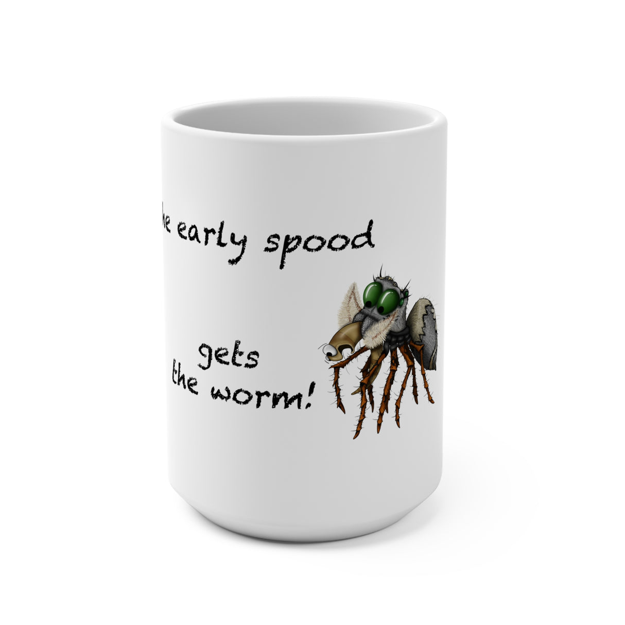Jumping Spider Mug 15oz Featuring Sully