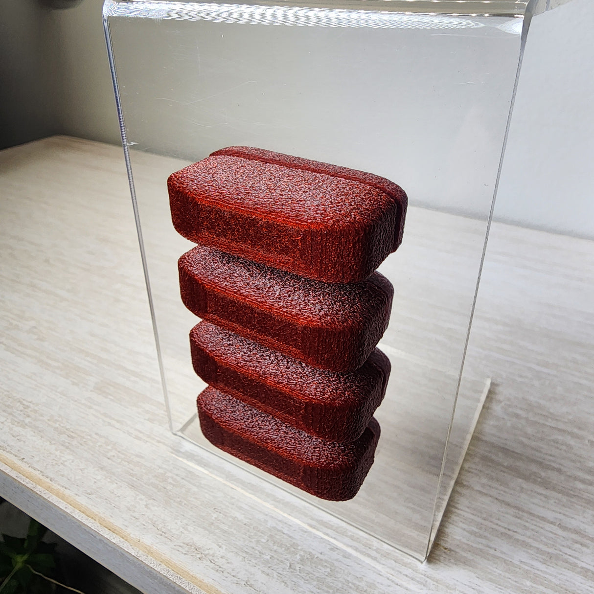 Fuzzy Brick Decor for Jumping Spiders 1 and 4 CT