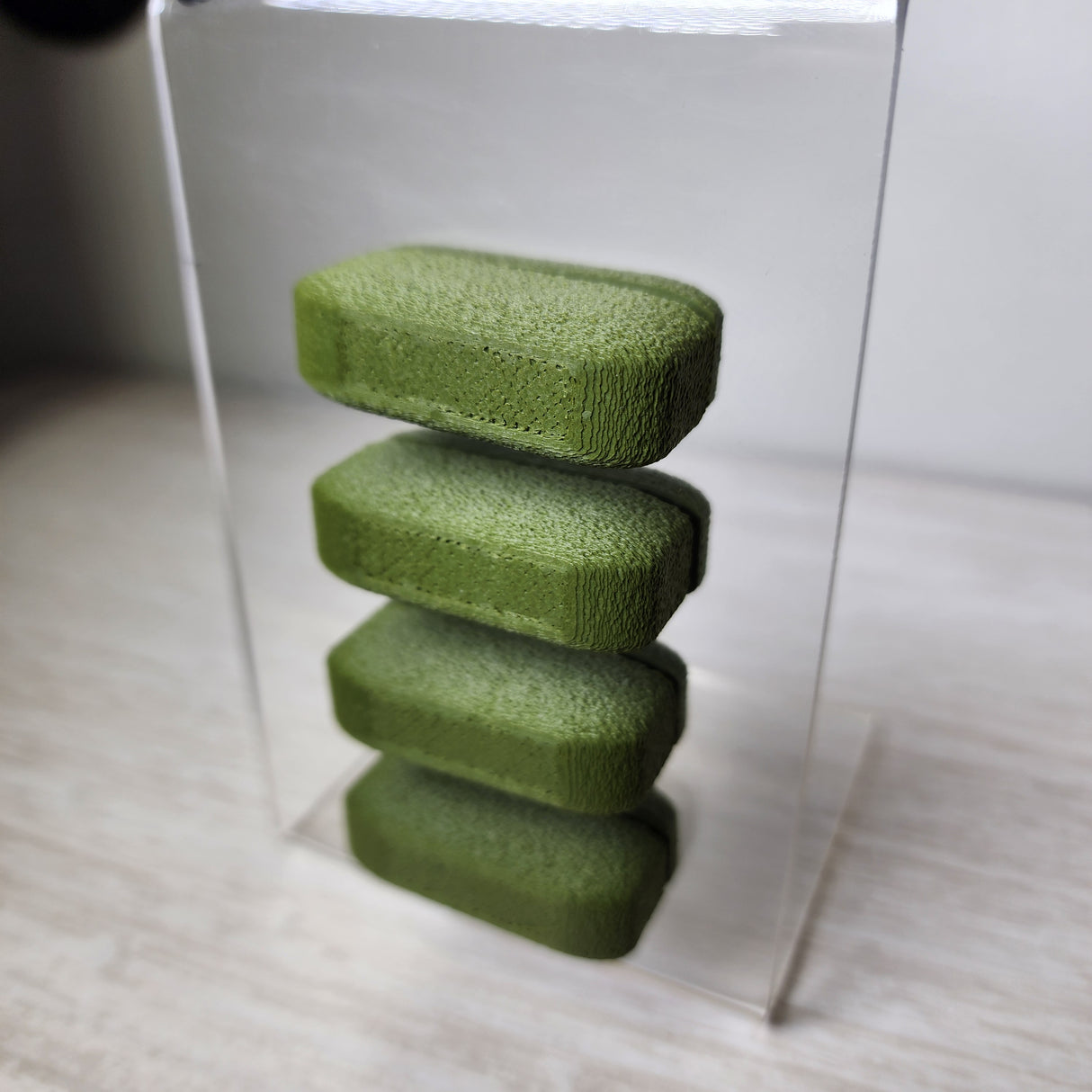 Fuzzy Brick Decor for Jumping Spiders 1 and 4 CT