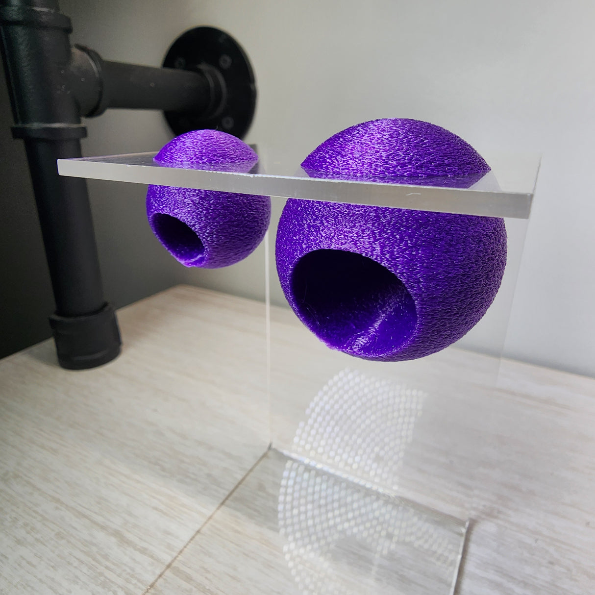 Textured Disco Ball Hide in 2 sizes and several colors