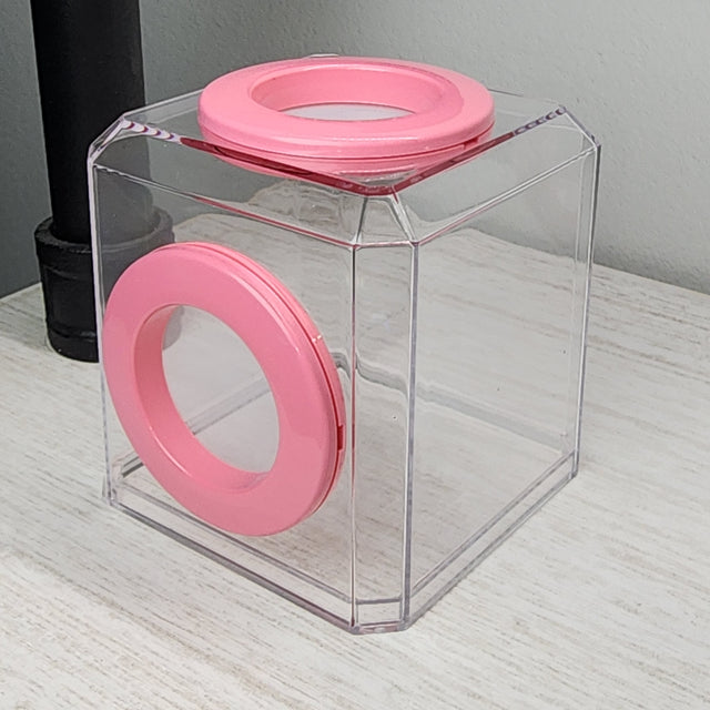 Mini Den Dual Vent 3x3x3 Jumping Spider Enclosure (holds fruit flies)