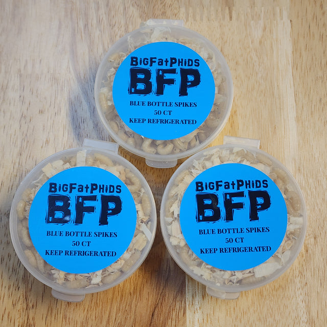 Blue Bottle Spikes 50 Packs