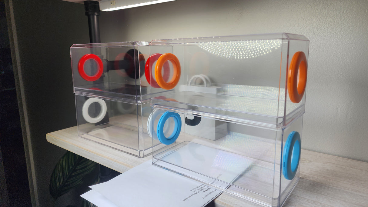 Phid Flat Sling Nursery Jumping Spider Enclosure 8.5x4x4(holds fruit flies)