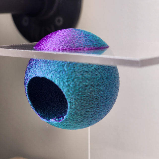 Textured Disco Ball Hide - Magnetic Spider Hide for Jumping Spiders