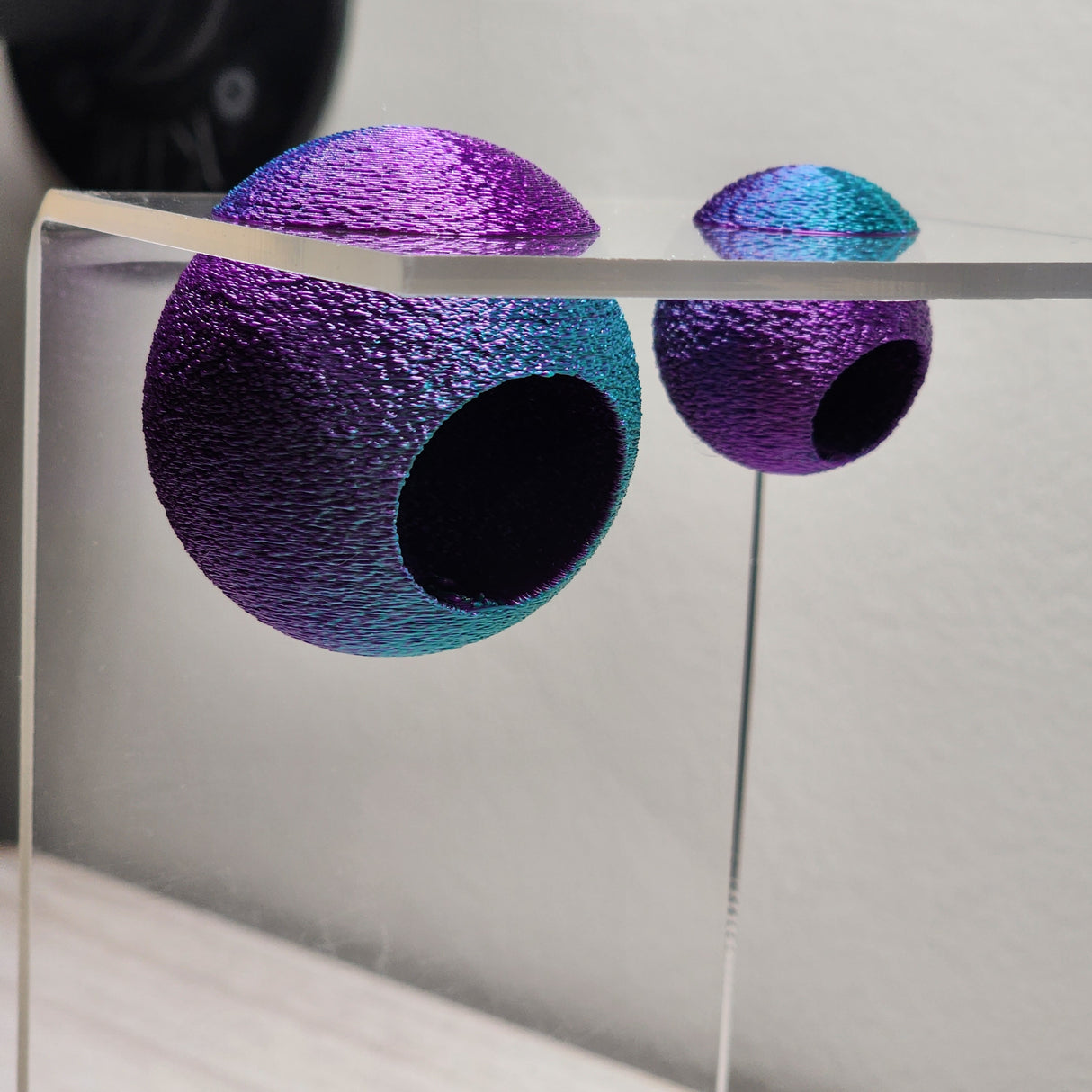 Textured Disco Ball Hide in 2 sizes and several colors