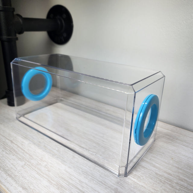 Phid Flat Sling Nursery Jumping Spider Enclosure 8.5x4x4(holds fruit flies)