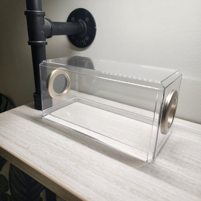 Phid Flat Sling Nursery Jumping Spider Enclosure 8.5x4x4(holds fruit flies)