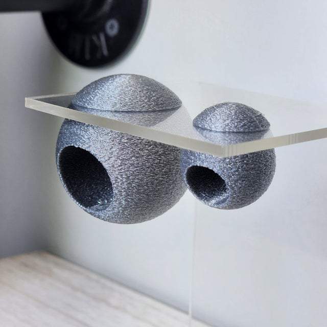 Textured Disco Ball Hide - Magnetic Spider Hide for Jumping Spiders