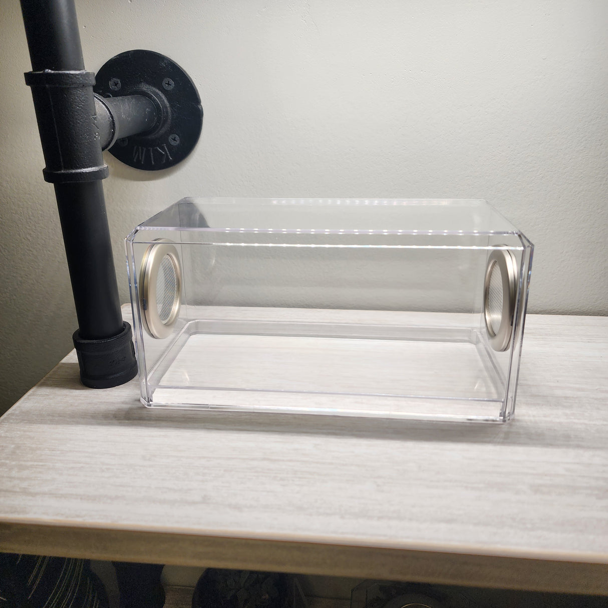 Phid Flat Sling Nursery Jumping Spider Enclosure 8.5x4x4(holds fruit flies)