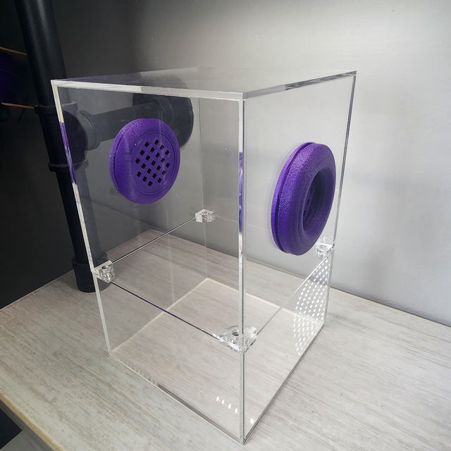 5×5×8 Dual Vent Tarantula Enclosure – Maximum Airflow | Reinforced Grommets