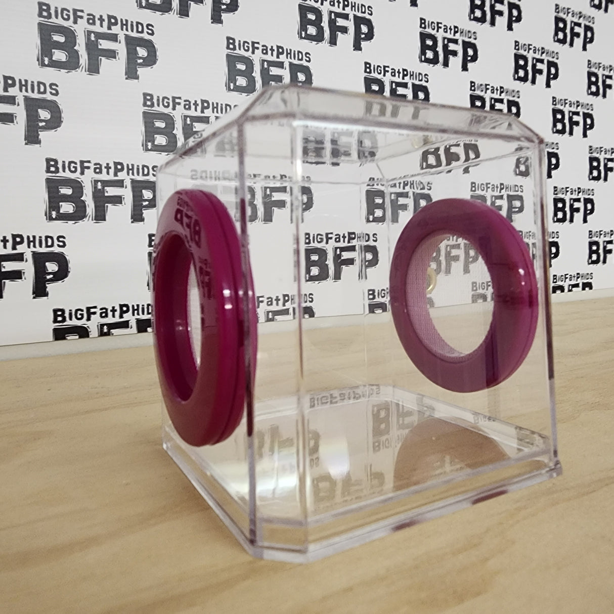 Mini Den Flat Top 3x3x3 Jumping Spider Enclosure (holds fruit flies)