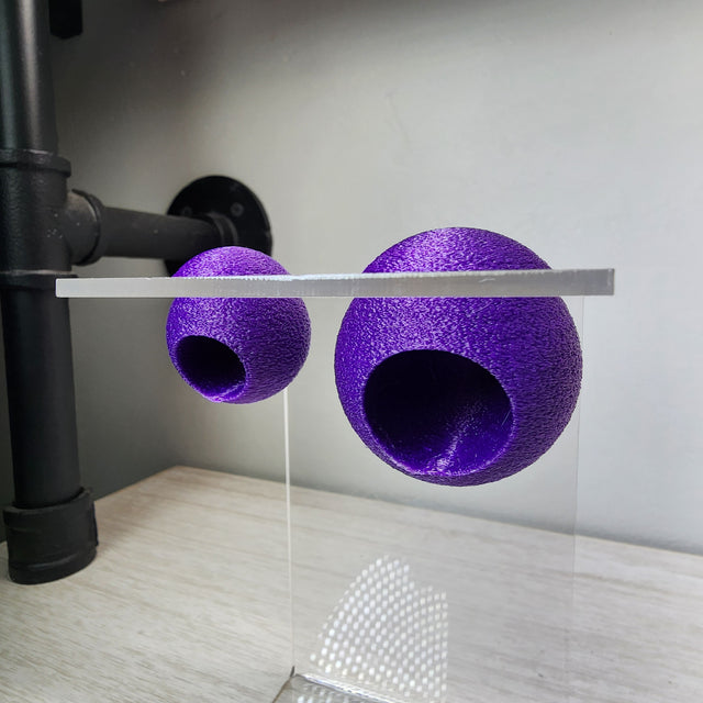 Textured Disco Ball Hide - Magnetic Spider Hide for Jumping Spiders