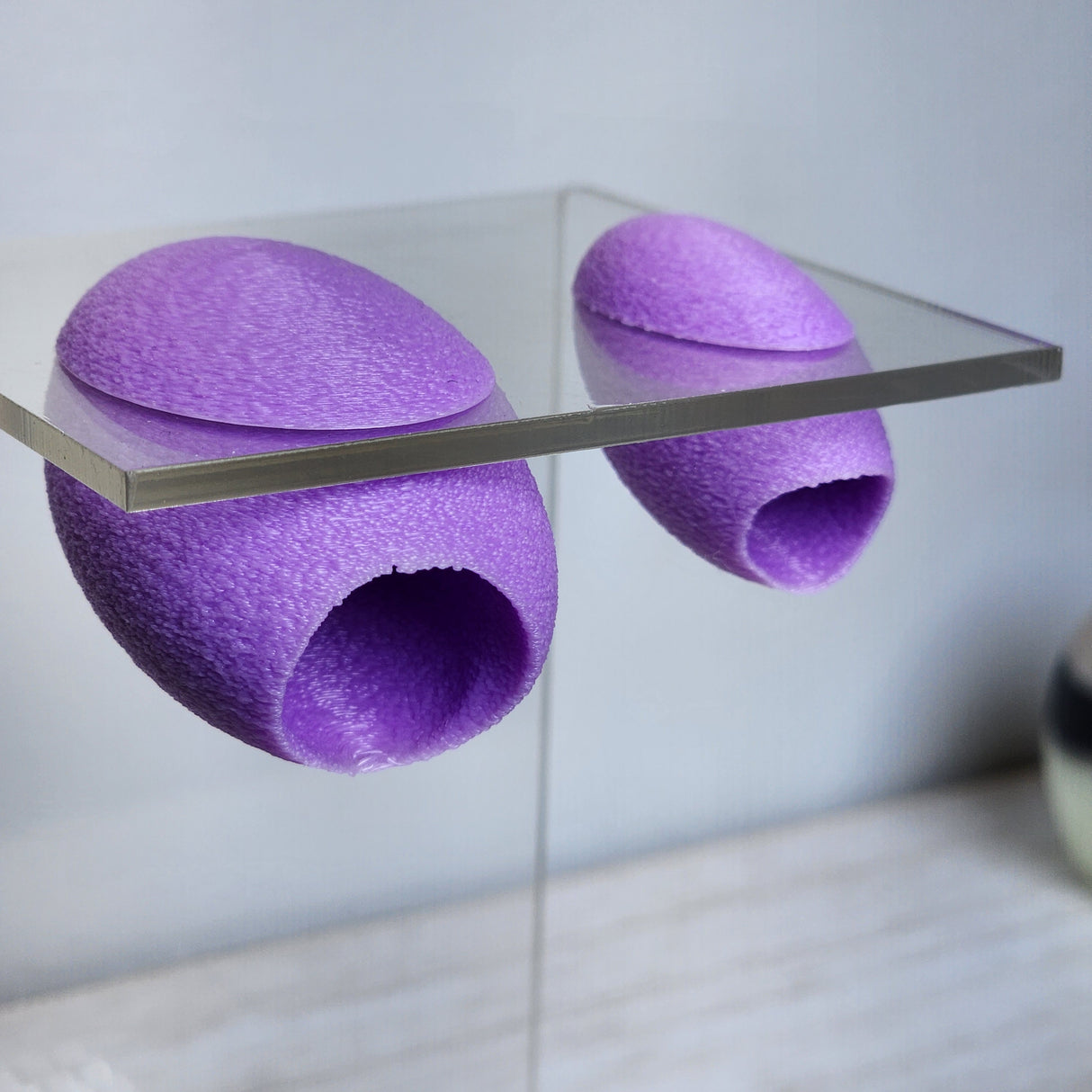 Fuzzy Cacoon Jumping Spider HIdes in 2 sizes and several colors.