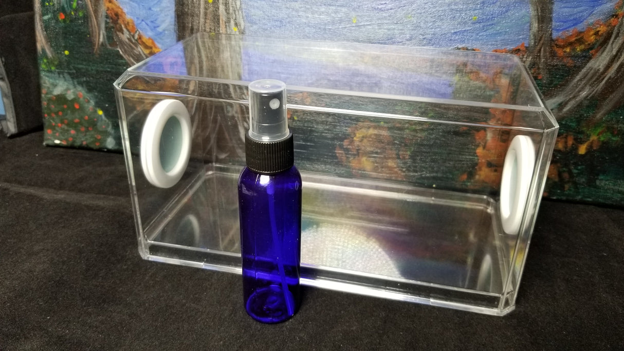 Phid Flat Sling Nursery Jumping Spider Enclosure 8.5x4x4(holds fruit flies)