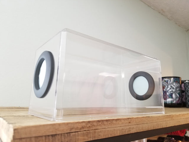 Phid Flat Sling Nursery Jumping Spider Enclosure 8.5x4x4(holds fruit flies)