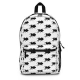 Jumping Spider Print on White Backpack Made in USA