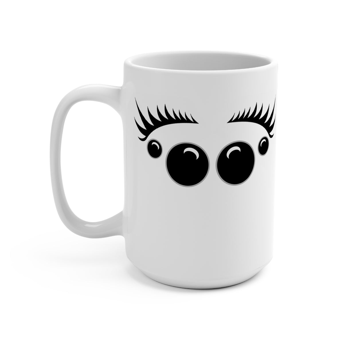 Mug 15oz Featuring "Jumping Spider" Eyes from BFP