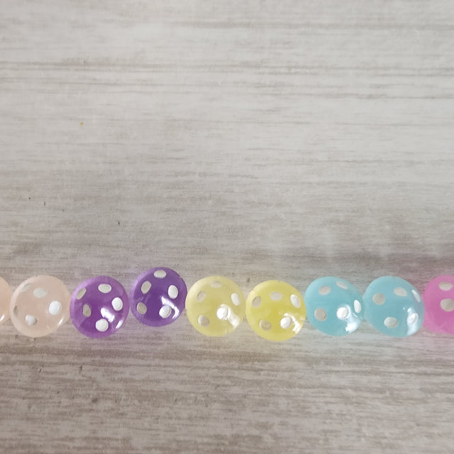 Polkadot Glow Mushroom Decor 12 pack