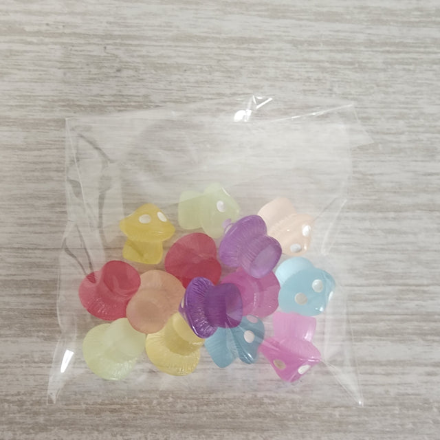 Polkadot Glow Mushroom Decor 12 pack