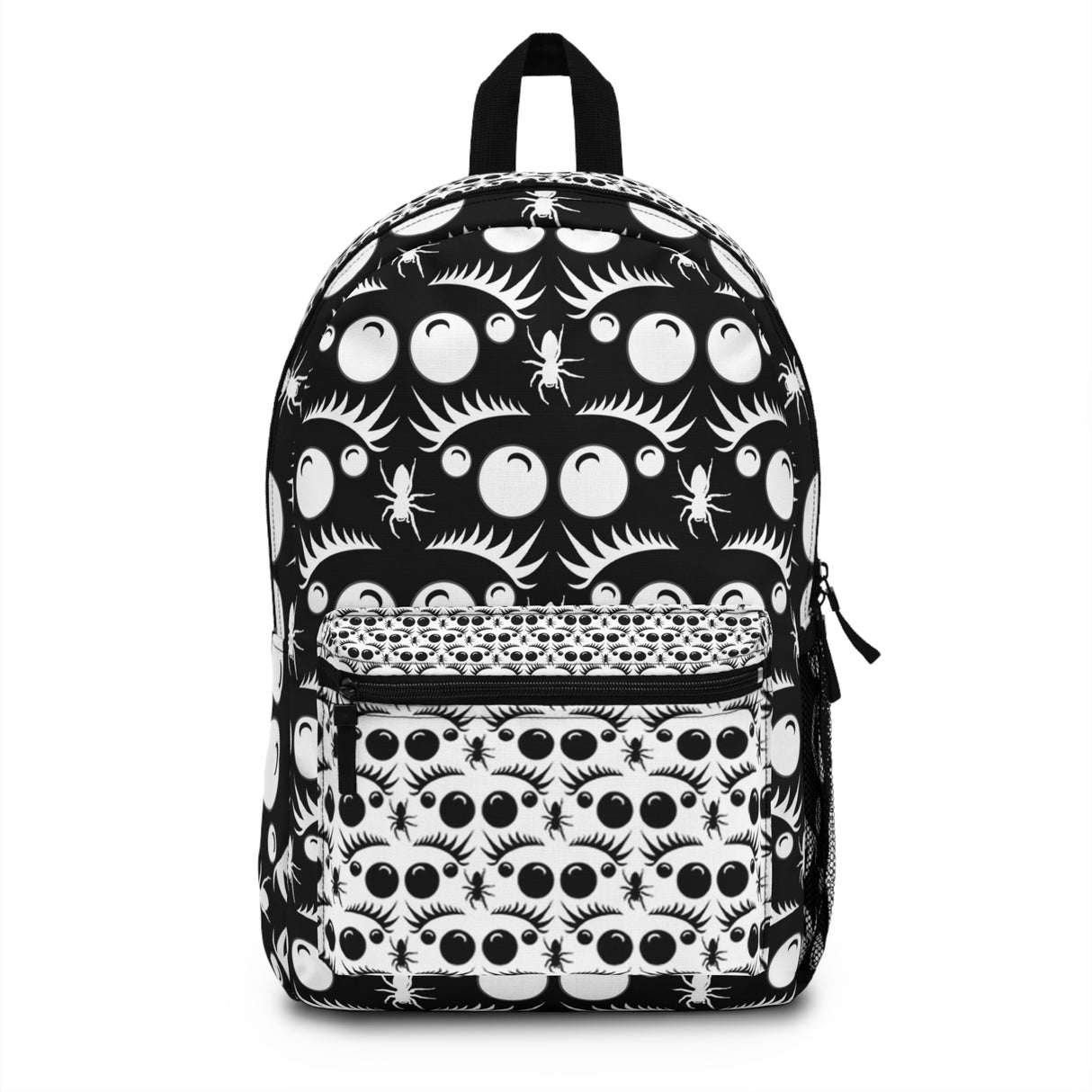 Backpack with Jumping Spider Spider Eyes Print