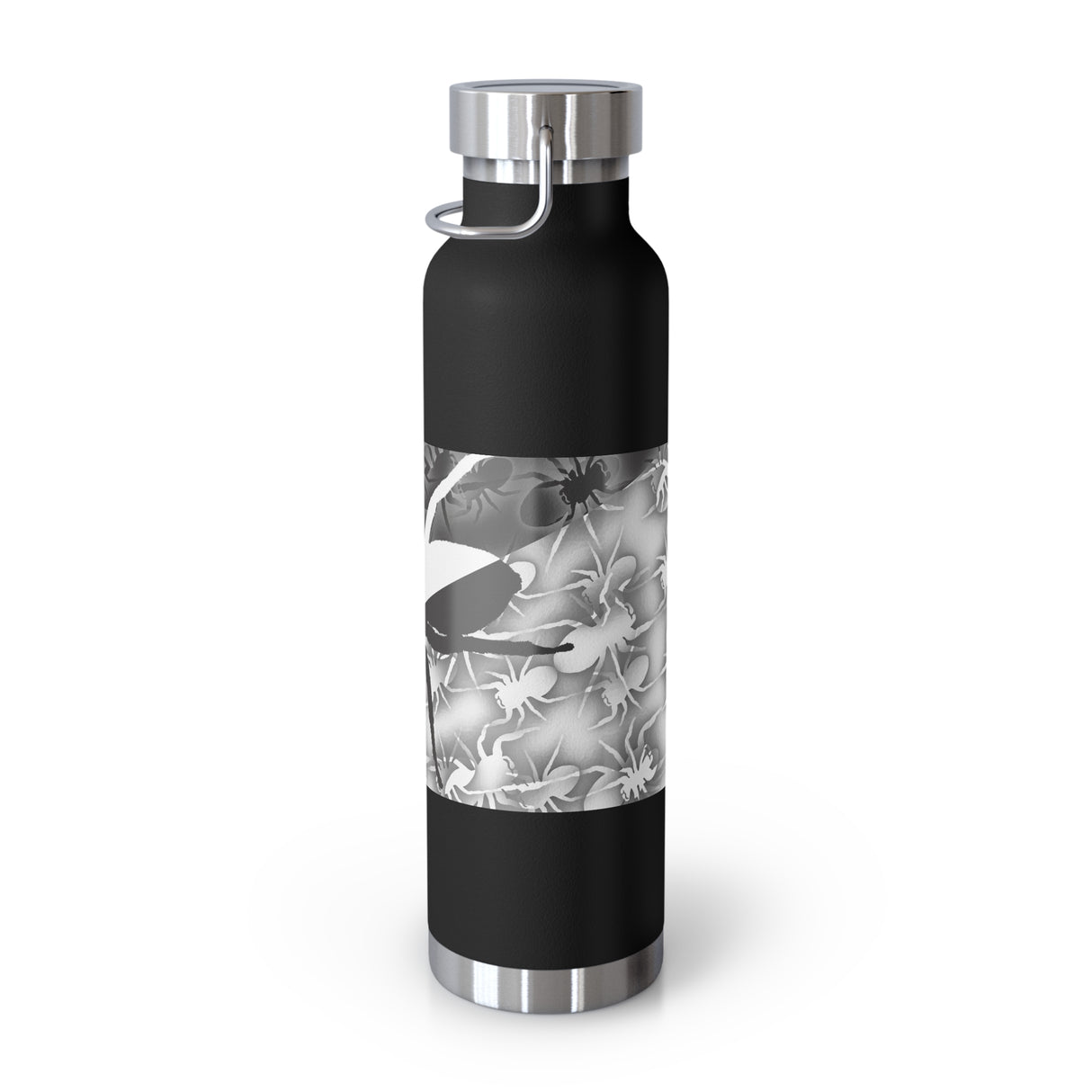 22oz Vacuum Insulated Bottle with BFP "JumpingSpider" cover art