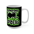 Jumping Spider coffee mug with jumping Spider art