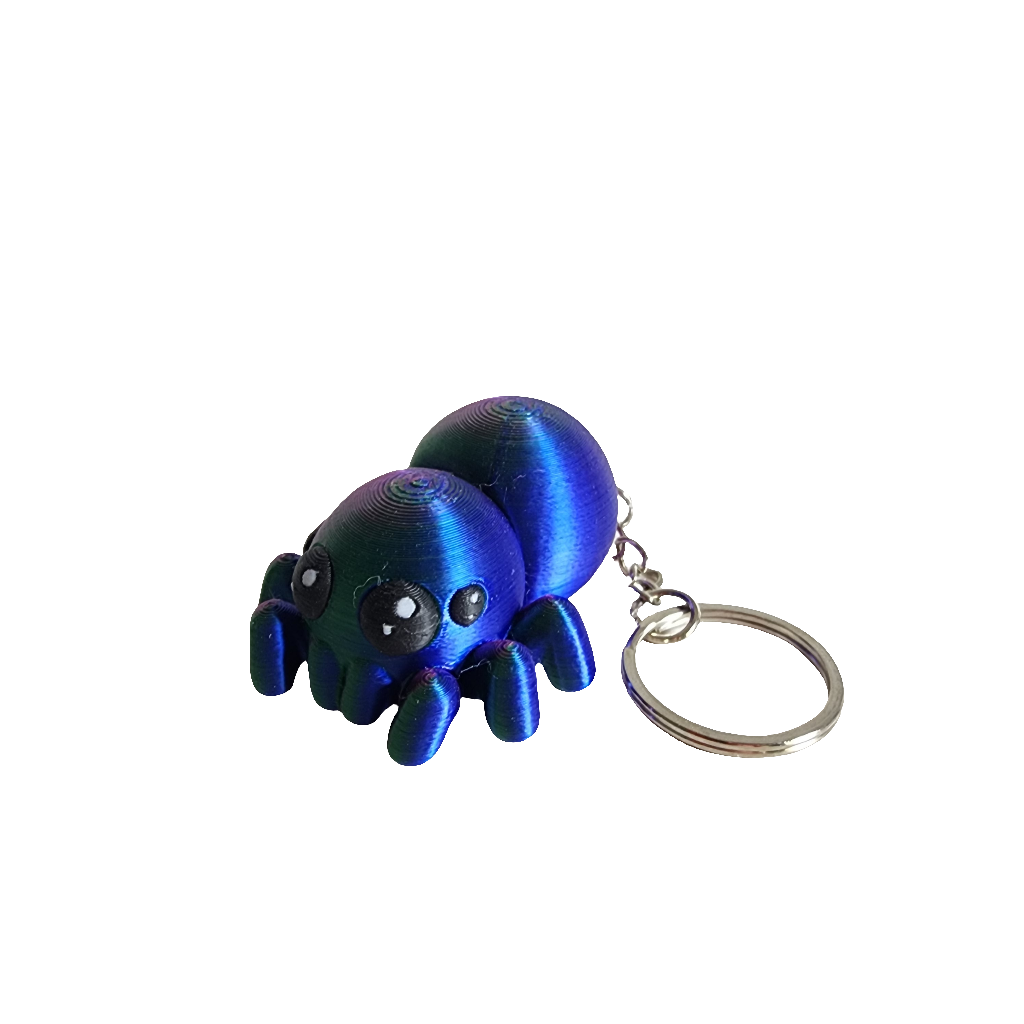 Pocket Jumper Keychain Iridescent Blue