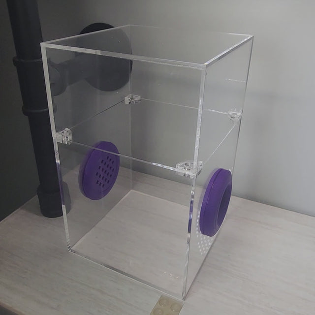 5×5×8 Dual Vent Tarantula Enclosure – Maximum Airflow | Reinforced Grommets