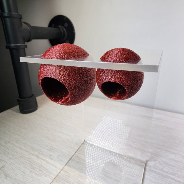 Textured Disco Ball Hide - Magnetic Spider Hide for Jumping Spiders