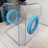 Den Flat Top 4x4x4 Jumping Spider Enclosure (holds fruit flies)