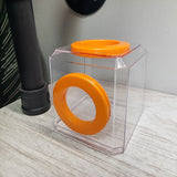 Mini Den Dual Vent 3x3x3 Jumping Spider Enclosure (holds fruit flies)