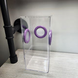 B-STOCK Flat Top Tri Vent Spider Condo Jumping Spider Enclosure (holds fruit flies)