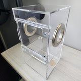 Medium Flat Top 4x4x8 Magnetic Front Opening Jumping Spider Enclosure NEW