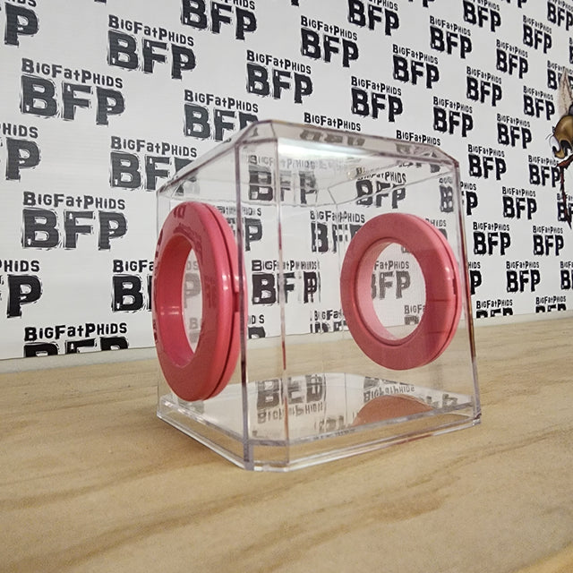 Mini Den Flat Top 3x3x3 Jumping Spider Enclosure (holds fruit flies)