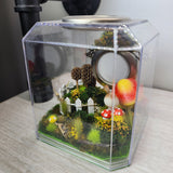 Den Dual Vent 4x4x4 Jumping Spider Enclosure(holds fruit flies)