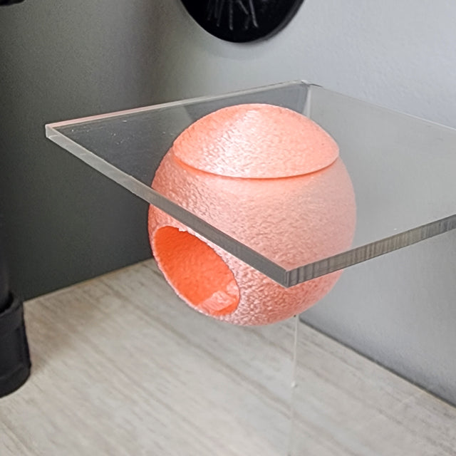 Textured Disco Ball Hide - Magnetic Spider Hide for Jumping Spiders