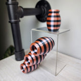 Bumble Hide Perch Pink & Black for Jumping Spiders