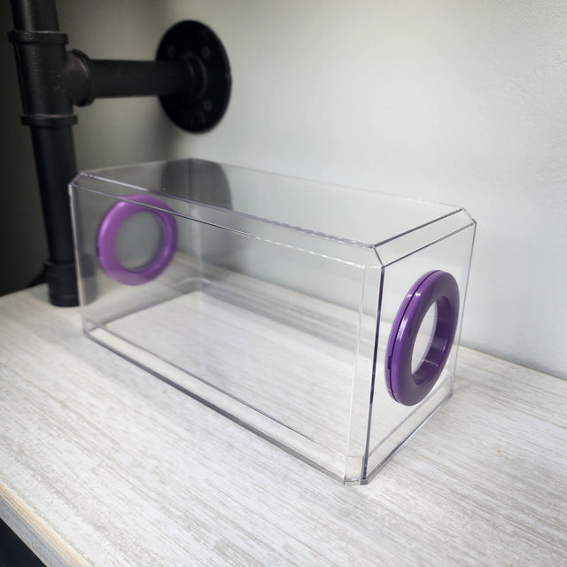 Phid Flat Sling Nursery Jumping Spider Enclosure 8.5x4x4(holds fruit flies)