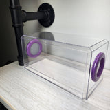 Phid Flat Sling Nursery Jumping Spider Enclosure 8.5x4x4(holds fruit flies)