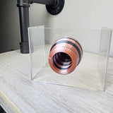 Bumble Hide Perch Pink & Black for Jumping Spiders