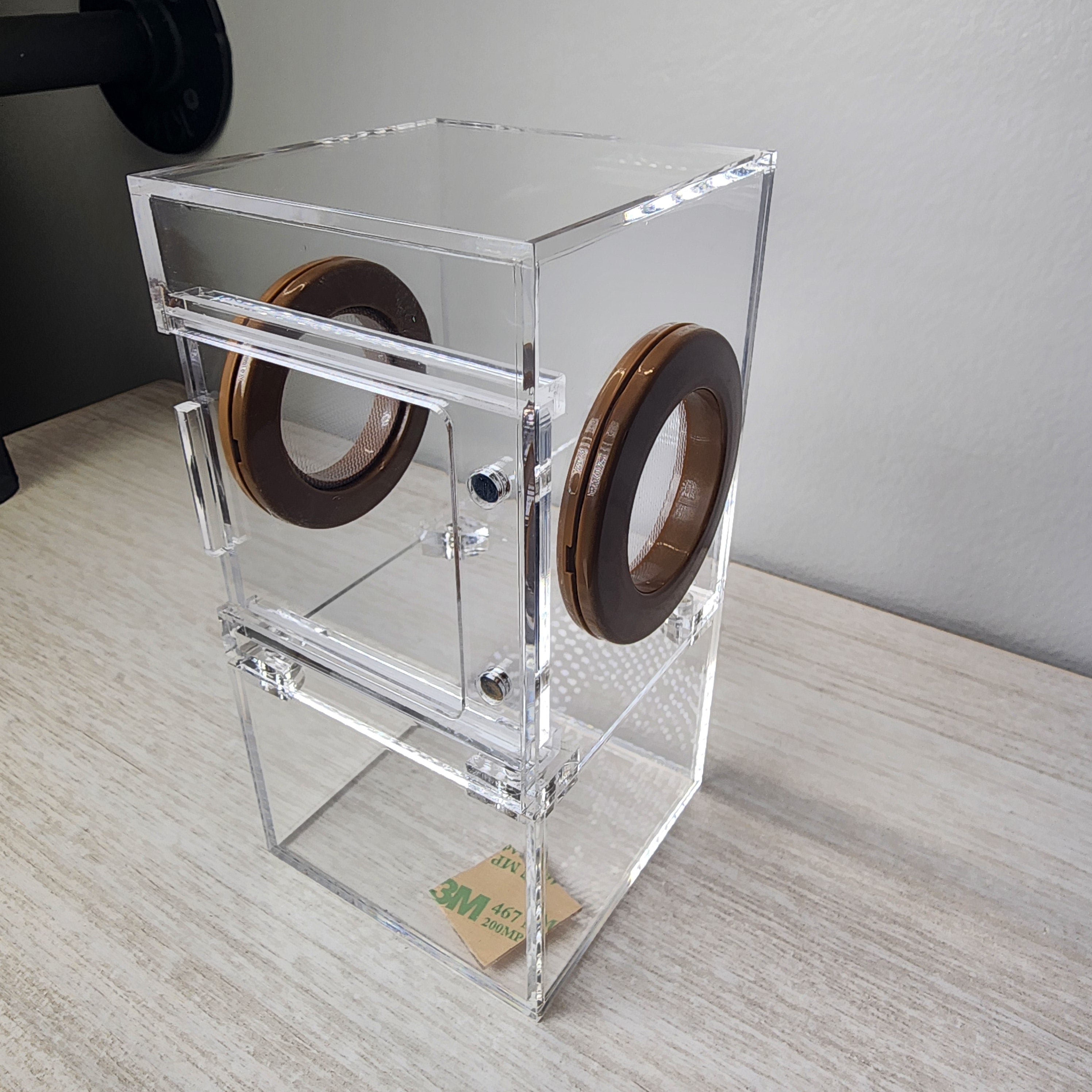 Mini 3x3x6 Magnetic Jumping Spider Enclosure | BigFATPhids