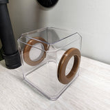 Mini Den Flat Top 3x3x3 Jumping Spider Enclosure (holds fruit flies)