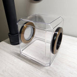 Mini Den Flat Top 3x3x3 Jumping Spider Enclosure (holds fruit flies)