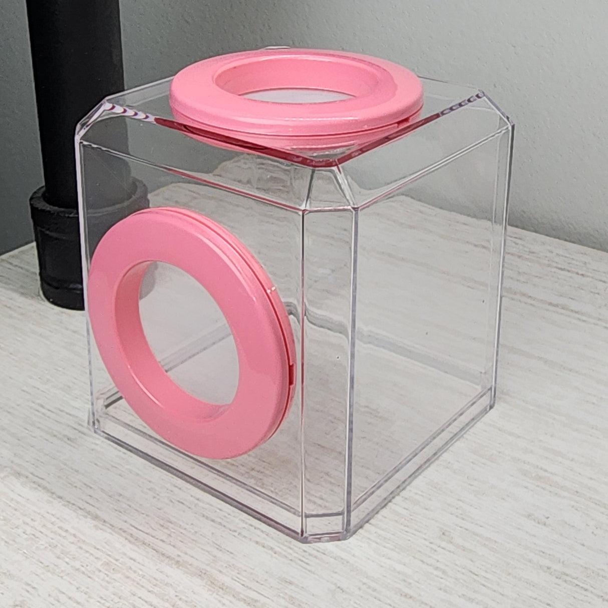 Mini Den Dual Vent 3x3x3 Jumping Spider Enclosure (holds fruit flies)