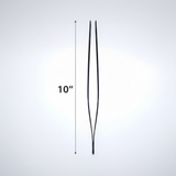 Feeding Tongs 10" Stainless Steel Black